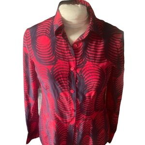 Tucker Silk Print Button Down Shirt